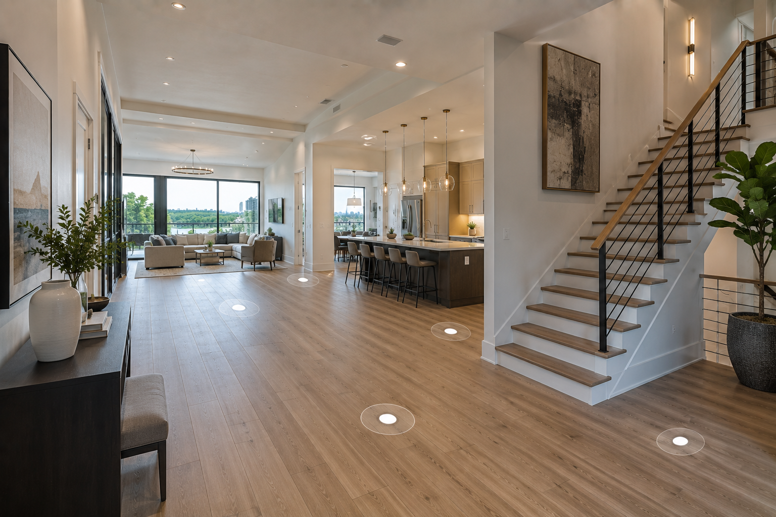 Residential main floor spatial preview