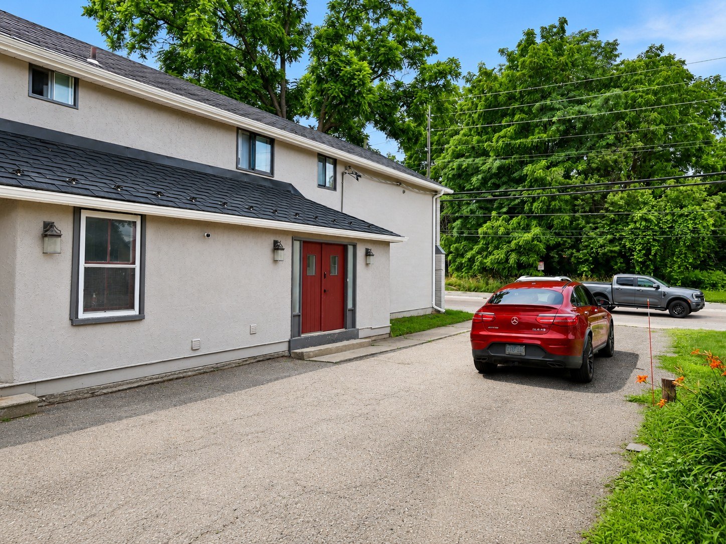 House exterior and driveway